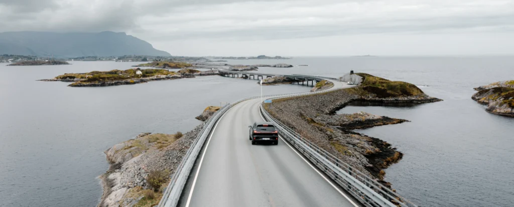 Seres 5 på tur langs Atlanterhavsveien