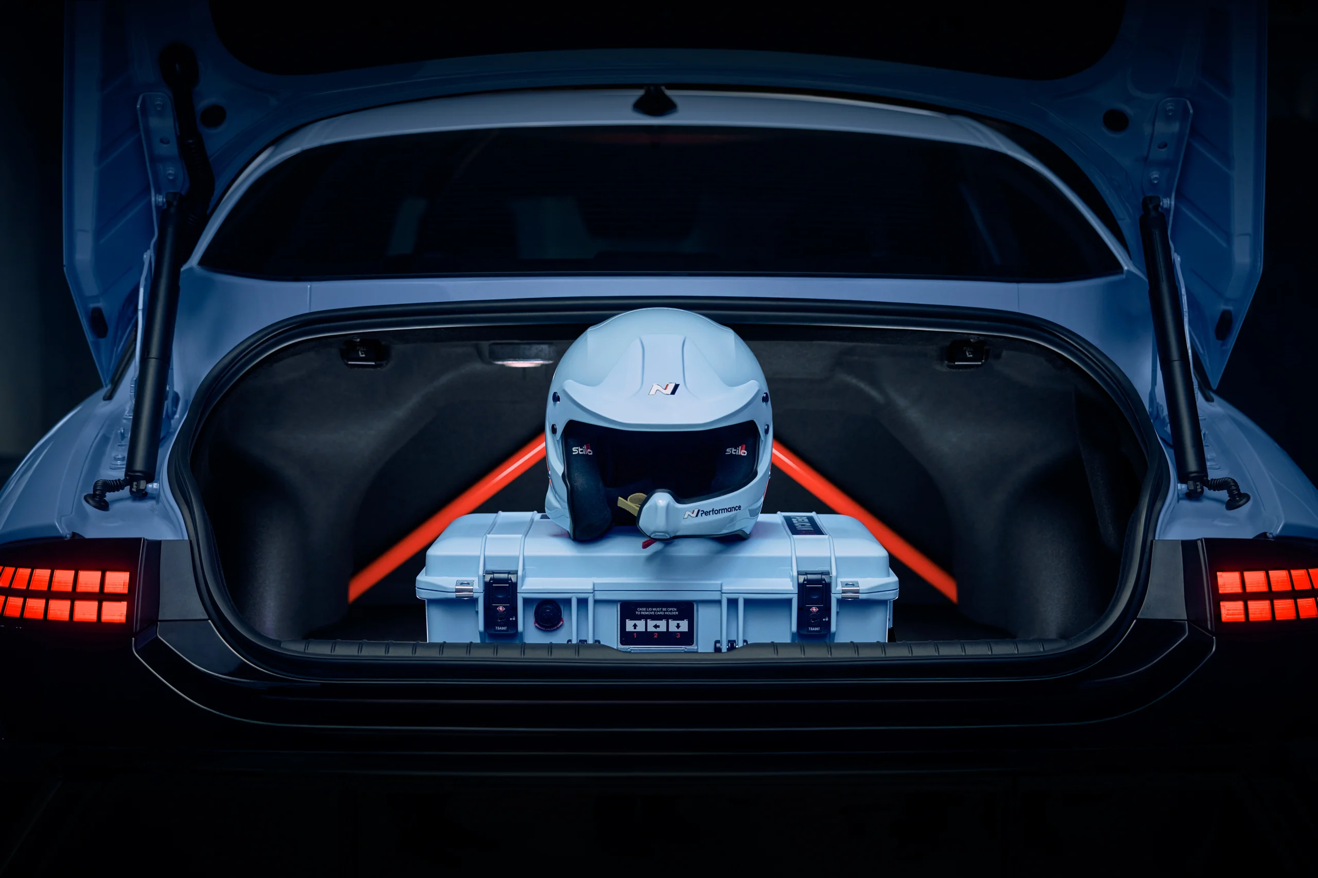 Bagasjerommet i Hyundai IONIQ 6 N