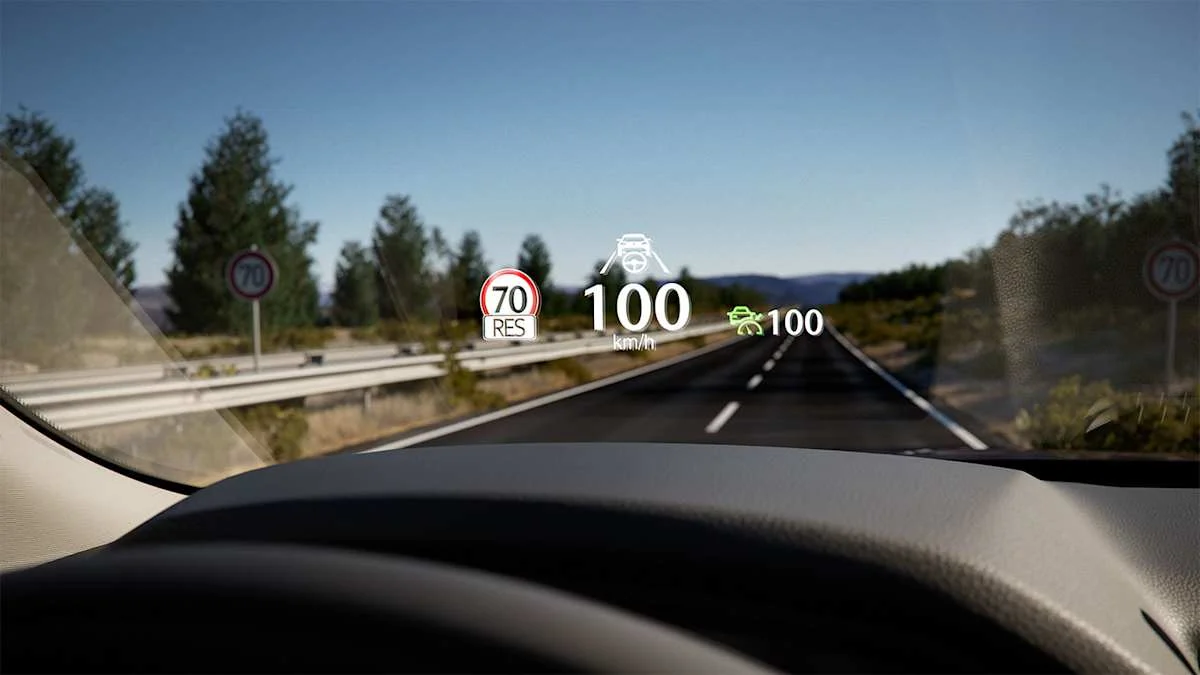 Head-up display i Mazda CX-60