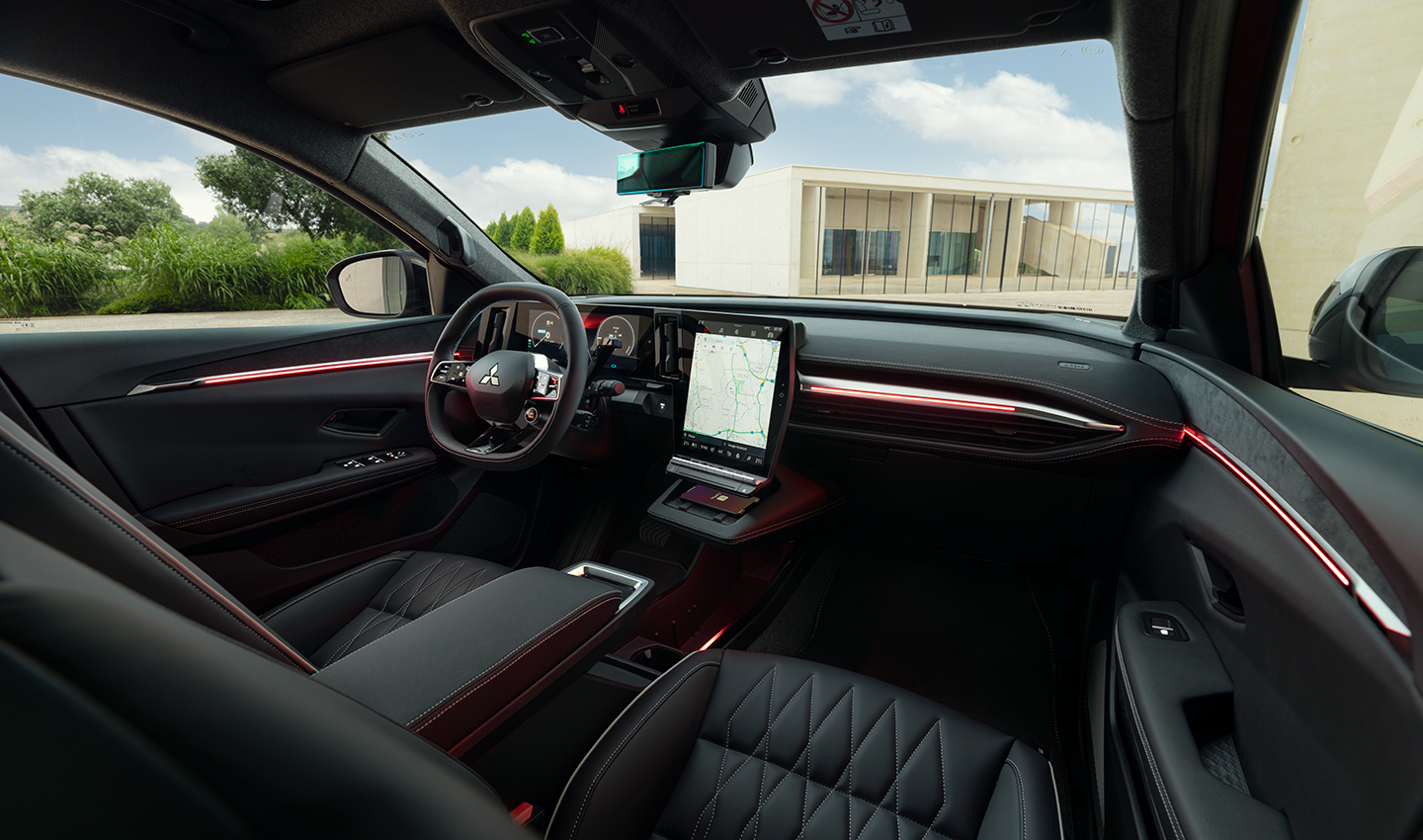 Interiøret i Mitsubishi Eclipse Cross