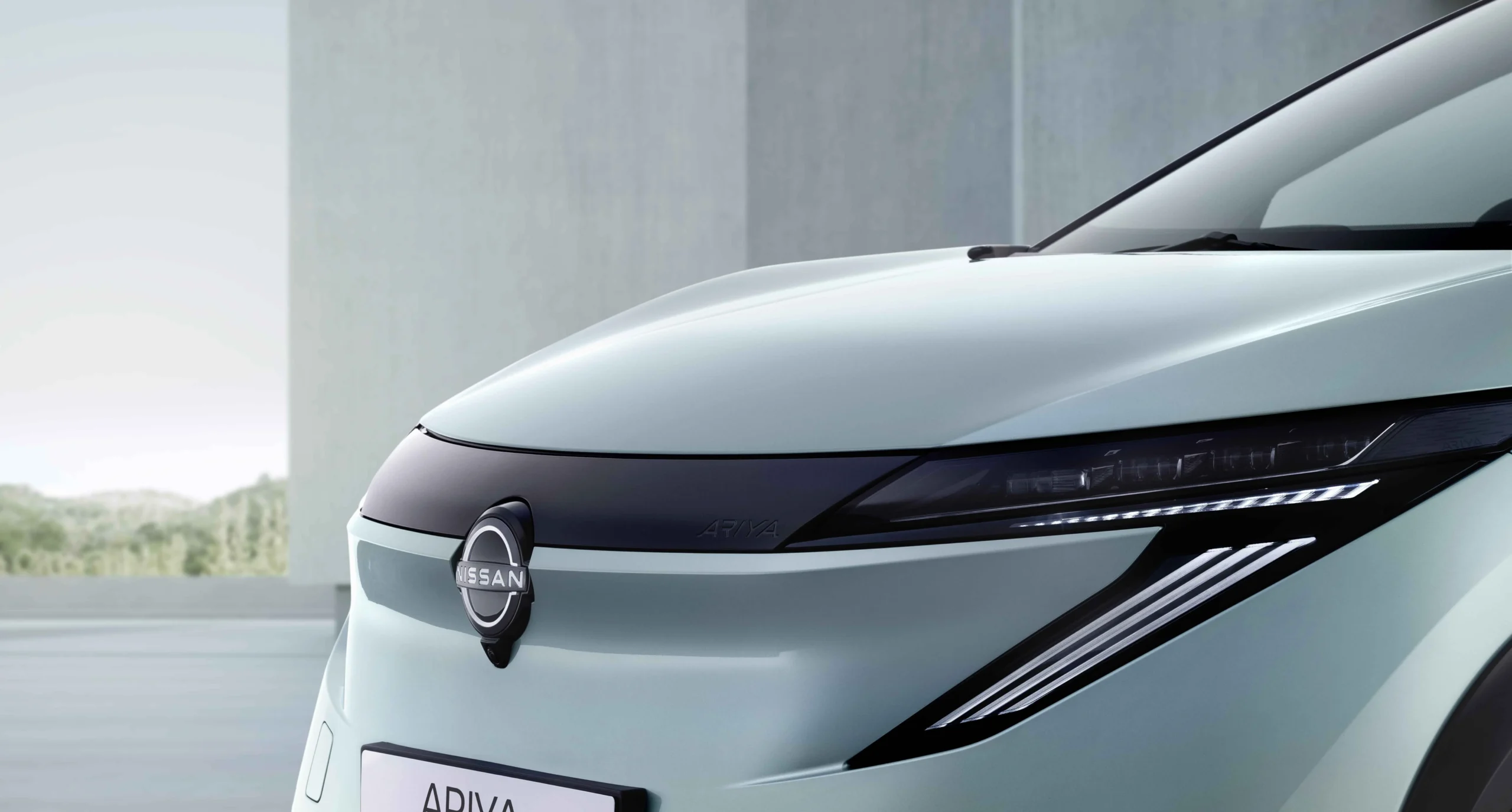 Fronten på Nye Nissan ARIYA