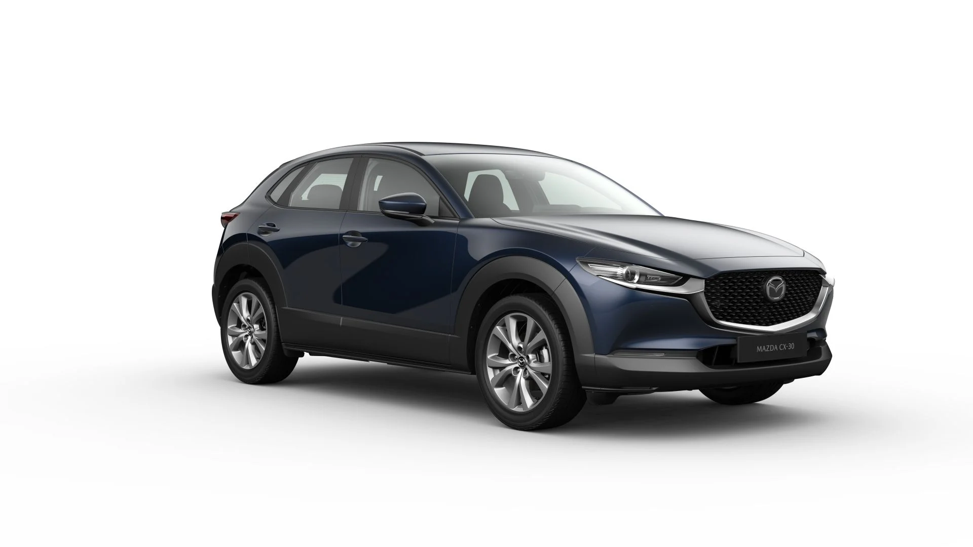 Mazda CX-30 i Deep Crystal Blue