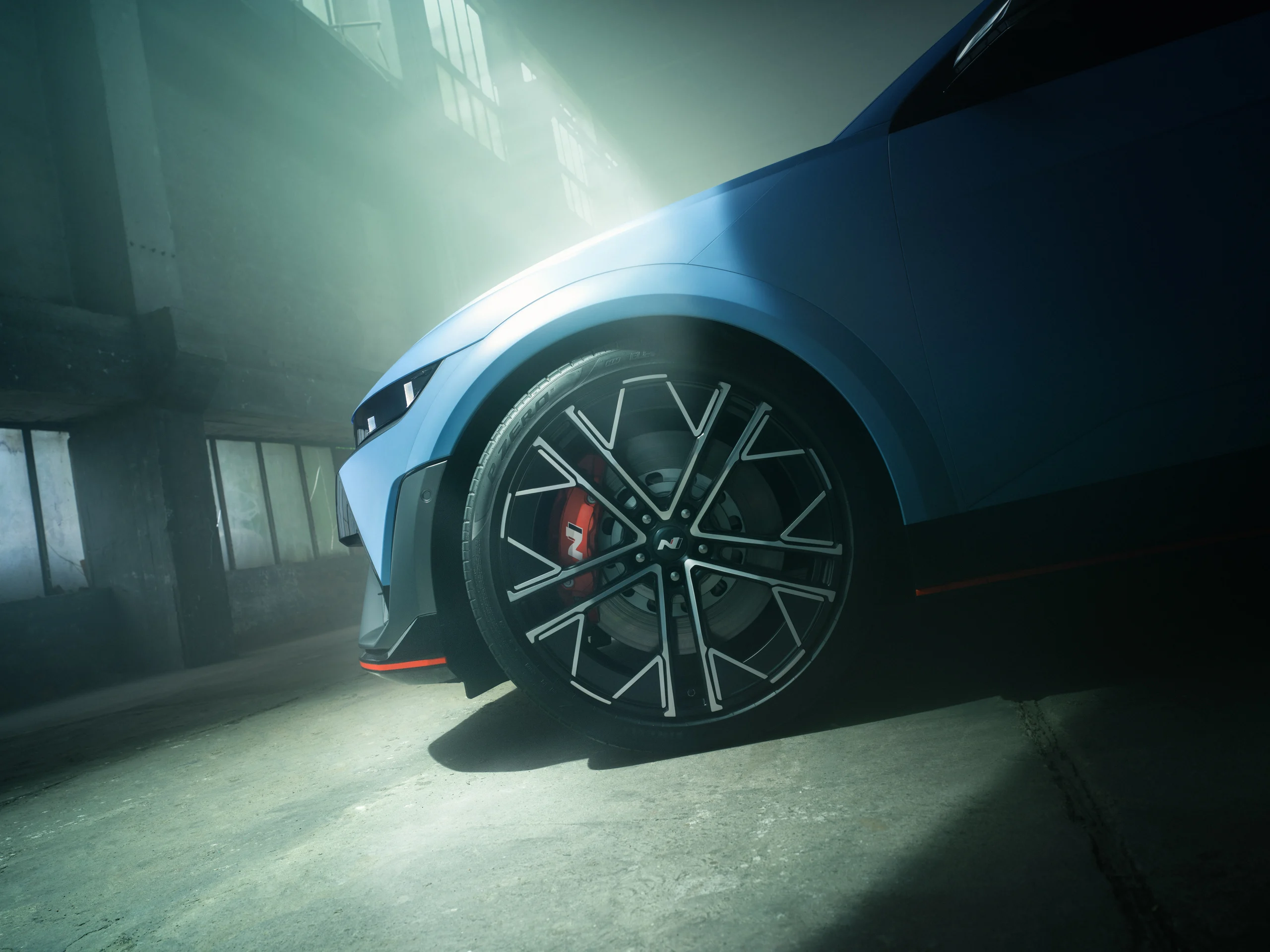 Felg og bremsekaliper på Hyundai IONIQ 5 N