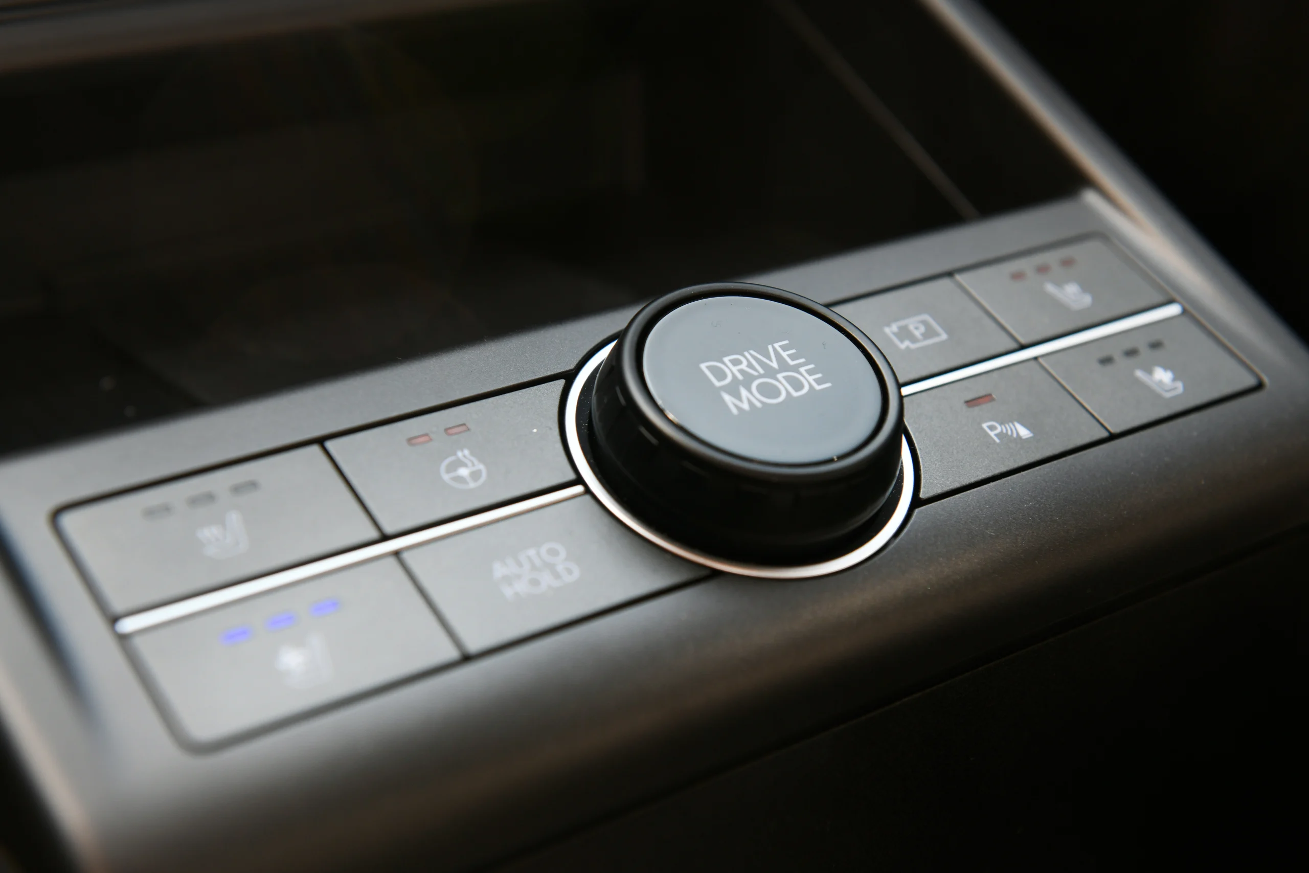 Kjøremodus-velgeren i Hyundai KONA Electric