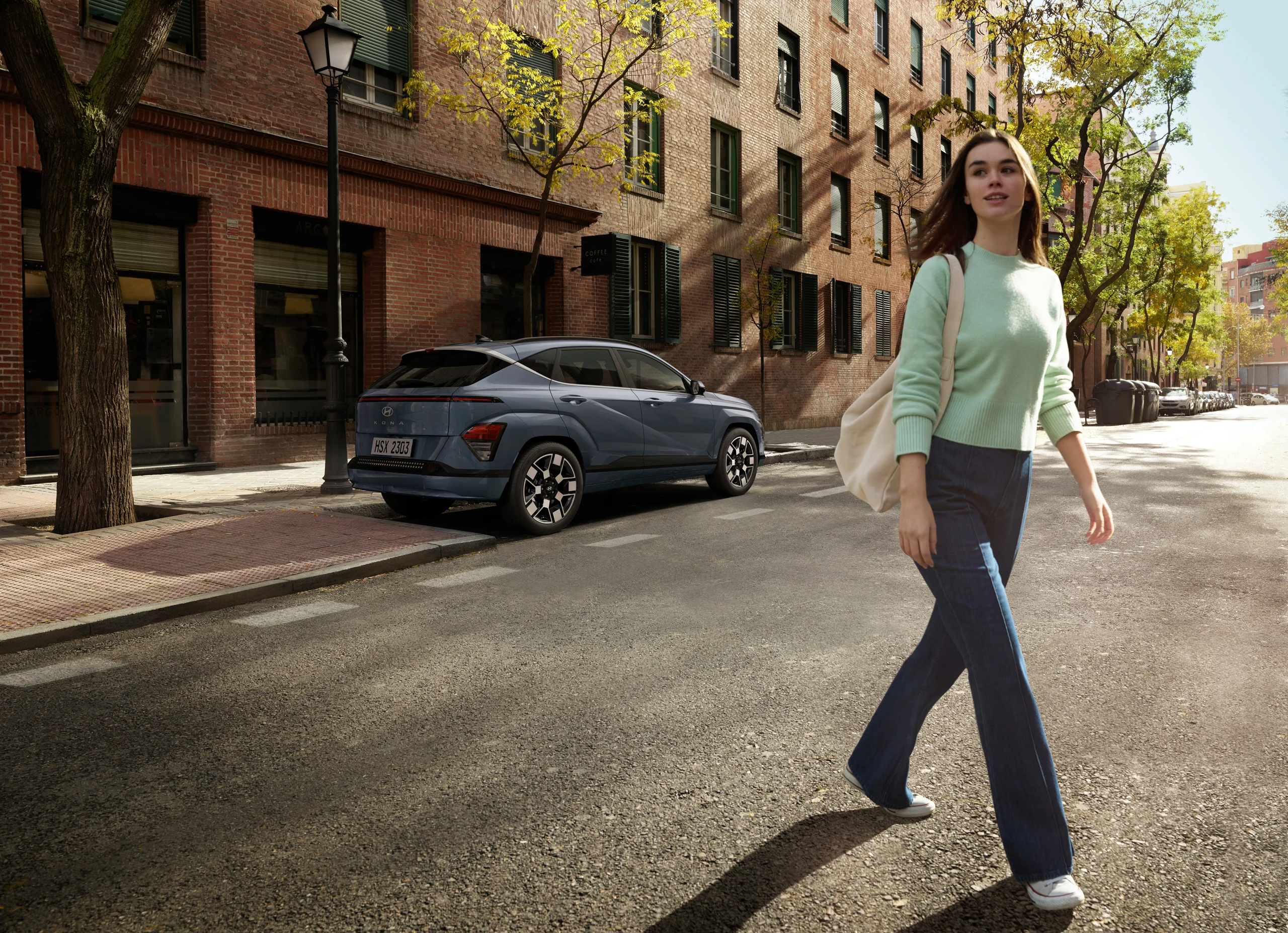Hyundai KONA Electric i bygate