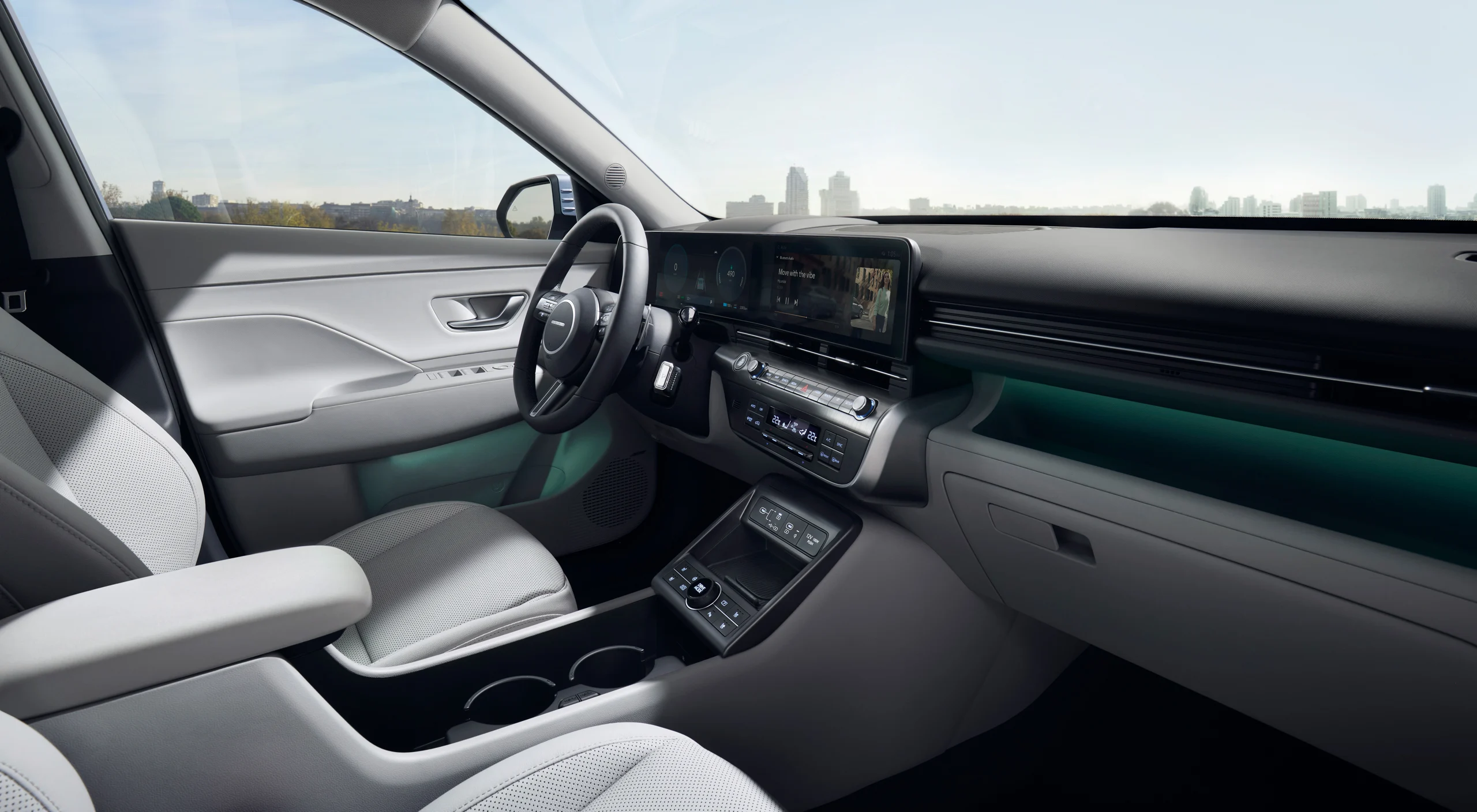 Kupeen i Hyundai KONA Electric