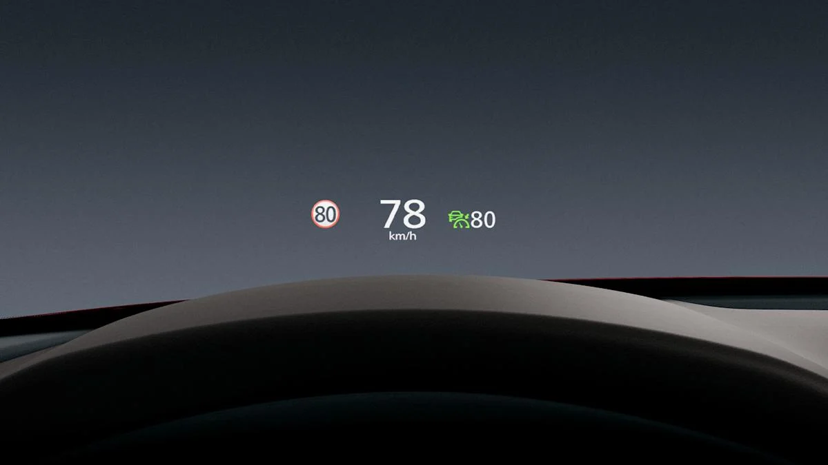Head-up display i Mazda CX-30