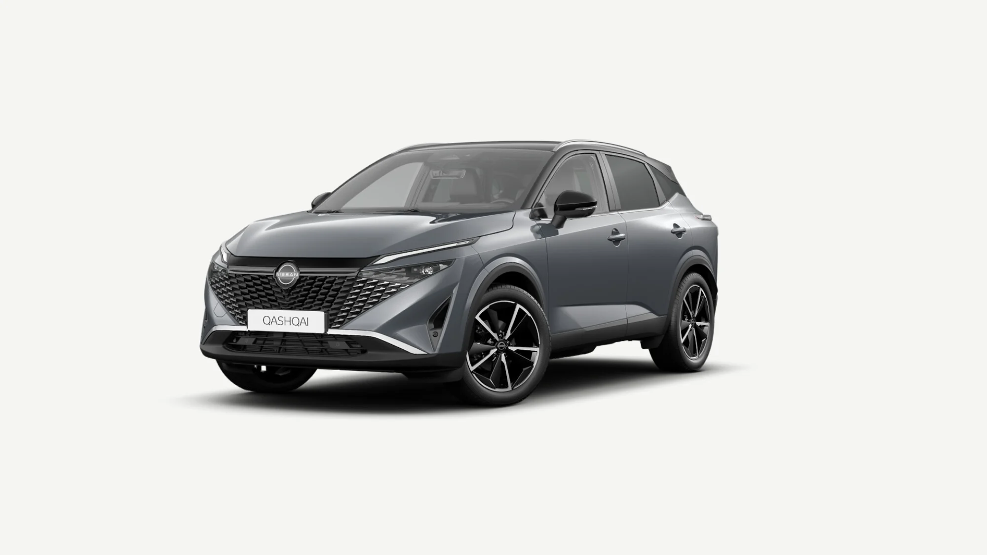 Nissan QASHQAI i Ceramic Grey med svart tak