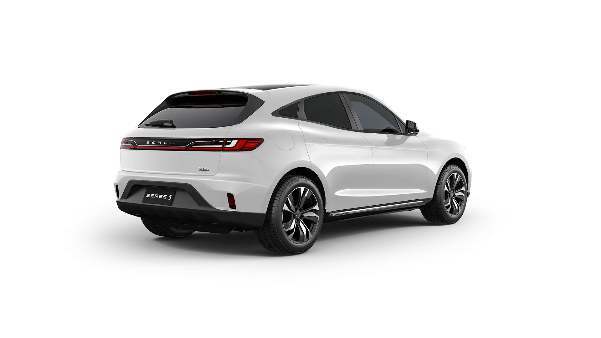 Seres 5 i Arctic White, 3/4 bakfra