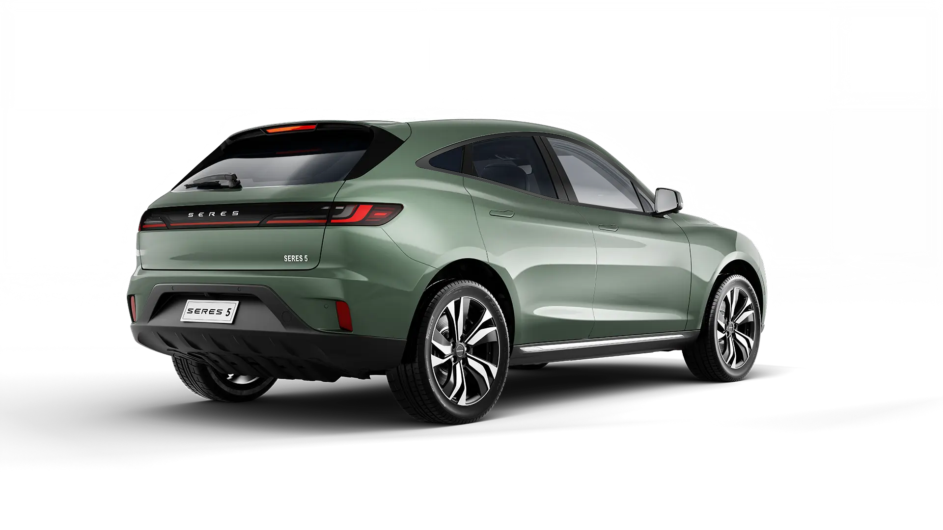 Seres 5 i Meadow Green, 3/4 bakfra