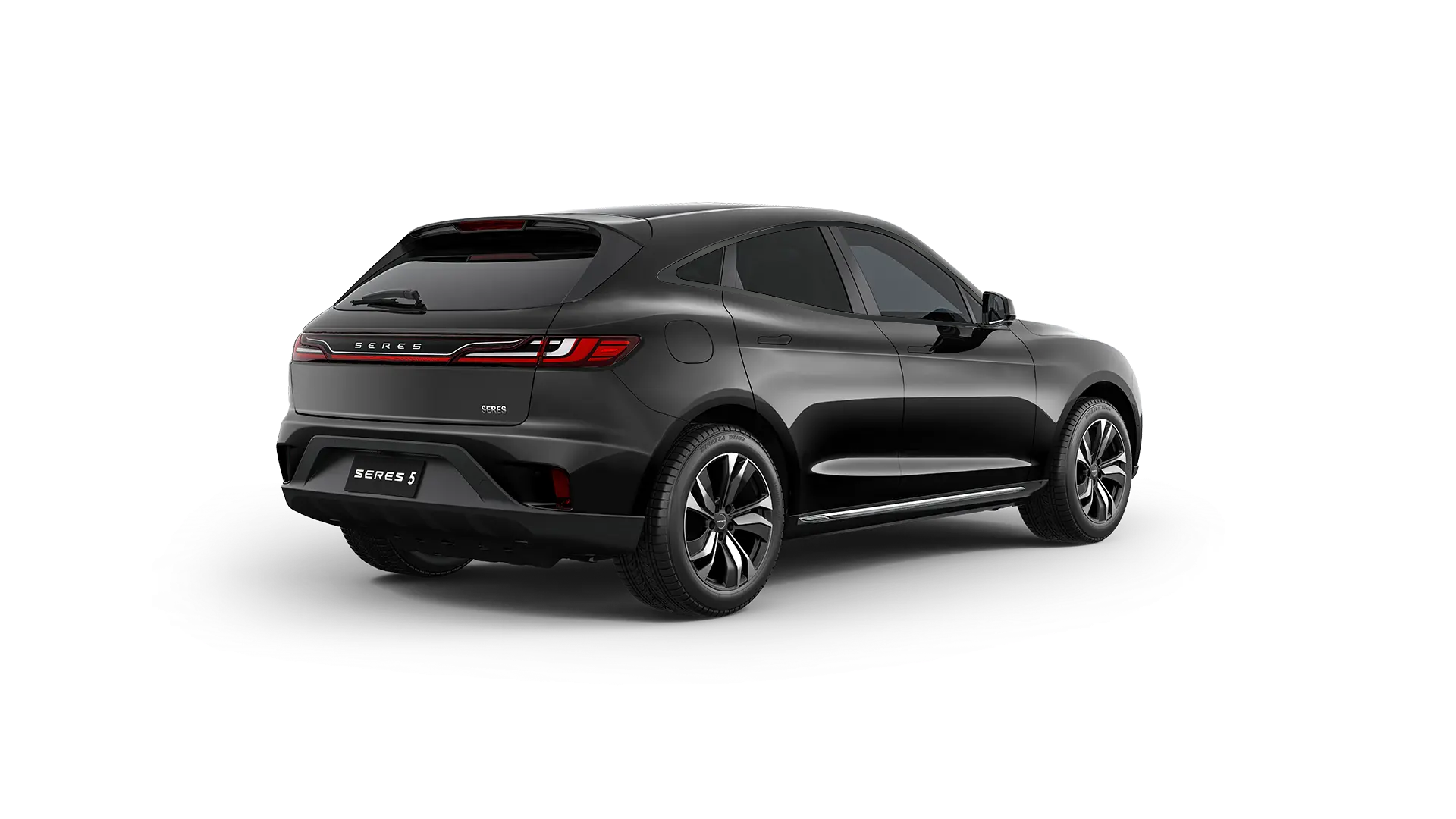 Seres 5 i Midnight Black, 3/4 bakfra