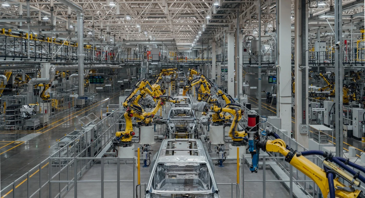 Robotlinje i Seres’ fabrikk